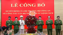Công bố tân Phó Tư lệnh Cảnh sát cơ động, Phó Giám đốc Công an tỉnh Thái Nguyên