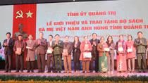 Ra mắt bộ sách Bà mẹ Việt Nam anh hùng tỉnh Quảng Trị