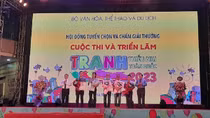 Trao giải cuộc thi và khai mạc triển lãm tranh thiếu nhi toàn quốc