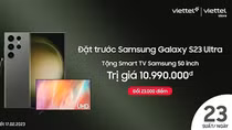 Mua Samsung Galaxy S23 Ultra tại Viettel Store tặng Smart TV
