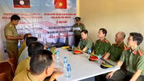 Khánh thành, bàn giao 3 trụ sở làm việc Công an bản của nước bạn Lào