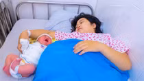 Sản phụ sinh “mèo vàng khổng lồ” hơn 6kg