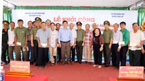 Cựu chiến binh Tiểu đoàn Tây Đô góp sức làm đường nông thôn vùng căn cứ cách mạng