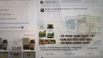 Phát hiện giấy đăng ký công bố sản phẩm "Tiều đường Bà Sáu" giả mạo