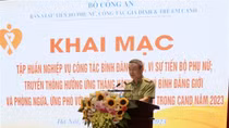 Nâng cao nghiệp vụ công tác bình đẳng giới, vì sự tiến bộ phụ nữ