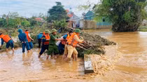 Lực lượng Công an chủ động ứng phó với diễn biến bão Saola