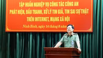 Ninh Bình tổ chức hội nghị tập huấn nghiệp vụ công tác đấu tranh, xử lý tin giả