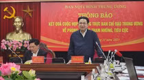 Ban Nội chính Trung ương nói về vụ ông Lưu Bình Nhưỡng, vụ thanh tra NHNN nhận hối lộ