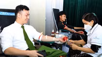 CBCS Công an tỉnh Yên Bái hiến 150 đơn vị máu