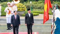 Thủ tướng Phạm Minh Chính chủ trì Lễ đón Thủ tướng Malaysia