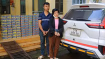 Ém 1,3 tạ pháo cùng các thùng bia, nước ngọt