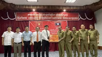 Xây dựng thêm 3 trụ sở làm việc cho Công an các bản của nước bạn Lào