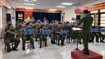 Dàn dựng chương trình “Tự hào người chiến sĩ CAND Việt Nam”