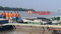 Bắt quả tang 22 đối tượng khai thác, vận chuyển cát trái phép