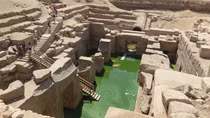 Cảnh quan cổ xưa ở Abydos từ các xác ướp