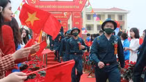 Xúc động lễ tiễn công dân thực hiện nghĩa vụ CAND