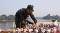Trận địa pháo hoa tại Hà Nội sẵn sàng khai hỏa đêm giao thừa