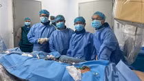 Thay van động mạch phổi cho thiếu niên 14 tuổi từ tĩnh mạch đùi