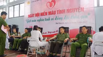 Hơn 600 CBCS Công an Thái Nguyên tham gia hiến máu tình nguyện