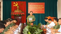Thứ trưởng Trần Quốc Tỏ làm việc với Công an xã Mão Điền, Thuận Thành, Bắc Ninh