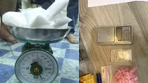 Bắt Hải “mặt rỗ” cùng đàn em, thu giữ gần 1kg ma tuý