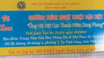 Phát hành vé xem chương trình nghệ thuật “chui” khi chưa được cấp phép