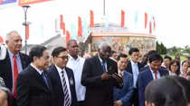Chủ tịch Quốc hội Cuba thăm nhà trưng bày "Vĩ tuyến 17 và Khát vọng thống nhất"