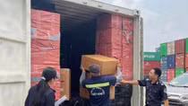 Phát hiện container chứa hơn 11,7 triệu điếu thuốc lá nghi vi phạm sở hữu trí tuệ