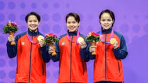 Vận động viên CAND và đồng đội đoạt Huy chương Vàng ASIAD 19