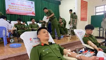 Tiểu đoàn Cảnh sát Đặc nhiệm số 3 - Bộ tư lệnh Cảnh sát cơ động hiến tặng 174 đơn vị máu cứu người