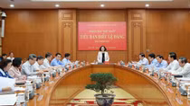 Tiểu ban Điều lệ Đảng Đại hội đại biểu toàn quốc lần thứ XIV tiến hành Phiên họp thứ nhất