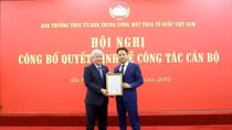 Nhà báo Trương Thành Trung làm Tổng Biên tập Tạp chí Mặt trận