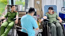 Công an TP Hồ Chí Minh tích cực hưởng ứng hiến máu tình nguyện
