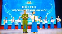 Sôi nổi hội thi tranh tài nữ Cảnh sát khu vực giỏi