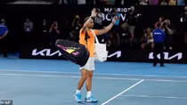 Vợ Nadal không cầm được nước mắt khi chồng dừng bước Australian Open