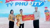 Bình Dương: Nam công nhân bất ngờ trúng 1 tỷ đồng khi uống Number 1