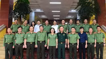 Thẩm tra dự án Luật sửa đổi, bổ sung một số điều Luật CAND tại Bộ Tư lệnh Cảnh vệ