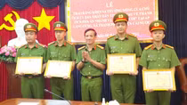 Khen thưởng tập thể, cá nhân phá nhanh vụ án con rể sát hại vợ đang mang thai và cha mẹ vợ