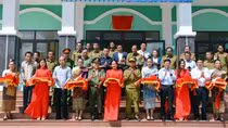 Khánh thành công trình trụ sở làm việc Công an huyện tại Lào do tỉnh Quảng Nam hỗ trợ
