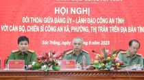 Công an tỉnh Sóc Trăng đối thoại với Công an xã, phường, thị trấn
