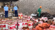Tiêu huỷ hơn 8,5 tấn hàng hóa vi phạm