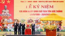 Long trọng tổ chức Lễ kỷ niệm 135 năm Ngày sinh Chủ tịch Tôn Đức Thắng