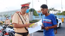 Nghiêm cấm can thiệp vào quá trình xử lý vi phạm giao thông
