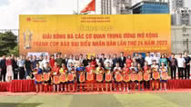 Khai mạc Giải bóng đá Báo Đại biểu Nhân dân lần thứ 24