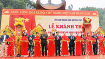 Khánh thành Khu tưởng niệm Anh hùng lực lượng vũ trang nhân dân Cao Kỳ Vân