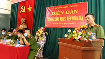 Công an xã biết lắng nghe ý kiến nhân dân để hoàn thành nhiệm vụ