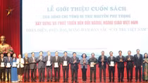 Ra mắt cuốn sách của Tổng Bí thư Nguyễn Phú Trọng về đường lối đối ngoại, ngoại giao Việt Nam