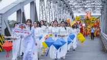 Sôi động lễ hội đường phố tại Festival Nghề truyền thống Huế
