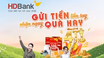 HDBank tặng gần 4 tỷ đồng cho khách hàng gửi tiết kiệm
