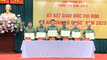 6 đơn vị khối hậu cần - kỹ thuật ký giao ước thi đua "Vì An ninh Tổ quốc"